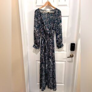 Indigo Rose Maxi Dress Medium